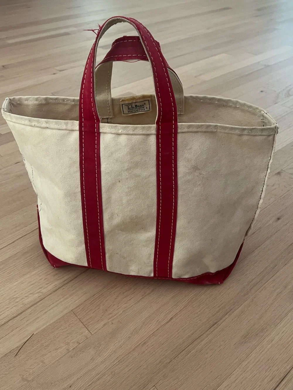 VTG LLBean Boat and Tote - Picture 1 of 11
